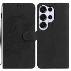 OEM - Samsung Galaxy S26 Ultra Fodral Konstl&auml;der St&auml;ll - Svart