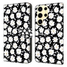 OEM - Samsung Galaxy S26 Ultra Fodral Magnetl&aring;s 3D M&ouml;nster &Auml;kta L&auml;der - Floral