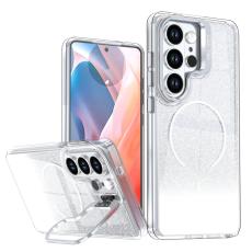 OEM - Samsung Galaxy S26 Ultra Skal Magnetiskt Gradient Glittrigt TPU - Vit