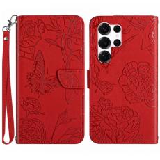 OEM - SAMSUNG Galaxy S26 Ultra Skal PU L&auml;der - R&ouml;d