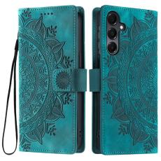 OEM - Samsung Galaxy A35 5G Fodral Konstl&auml;der - Mintgr&ouml;n