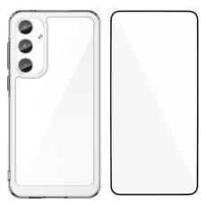WANLONFENG - WANLONFENG Samsung Galaxy A35 5G Skal TPU + Akryl Klar - Transparent