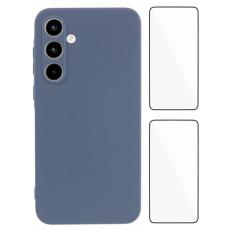WANLONFENG - WANLONFENG Samsung Galaxy A35 5G Skal TPU RB3 Serie - Lavendelgr&aring;