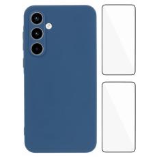 WANLONFENG - WANLONFENG Samsung Galaxy A35 5G Skal TPU RB3 Serie - Safir