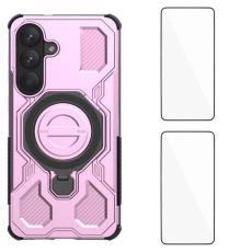 WANLONFENG - WANLONFENG Samsung Galaxy S26 Skal PC TPU KJ Series - Lila