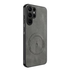 WANLONFENG - WANLONFENG Samsung Galaxy S26 Ultra Skal Nappa Textur PC TPU - Gr&aring;