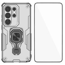 WANLONFENG - WANLONFENG Samsung Galaxy S26 Ultra Skal Plast Kickstand - Gr&aring;