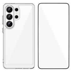 WANLONFENG - WANLONFENG Samsung Galaxy S26 Ultra Skal TPU Akryl Klar - Transparent