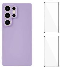 WANLONFENG - WANLONFENG Samsung Galaxy S26 Ultra Skal TPU ZB1 - Lila