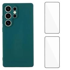 WANLONFENG - WANLONFENG Samsung Galaxy S26 Ultra Skal TPU ZB1 Series - Army Green