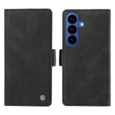 YIKATU - YIKATU Samsung Galaxy S26 Plus Fodral &Auml;kta L&auml;der - Svart