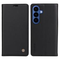 YIKATU - YIKATU Samsung Galaxy S26 Plus Skal Konstl&auml;der Magnetisk St&auml;ngning - Svart