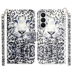 OEM - Pl&aring;nboksfodral f&ouml;r Samsung Galaxy S26 3D-m&ouml;nster Konstl&auml;der - Leopard