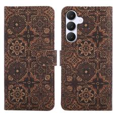 OEM - Pl&aring;nboksfodral f&ouml;r Samsung Galaxy S26 &Auml;kta l&auml;der Stativ - Stj&auml;rnhimmel