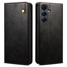 OEM - Mobilfodral f&ouml;r Samsung Galaxy S26 &Auml;kta l&auml;der Stativ - Svart