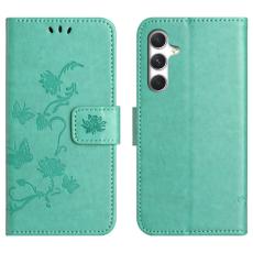 OEM - Pl&aring;nboksfodral f&ouml;r Samsung Galaxy S26 Konstl&auml;der St&auml;ll - Cyan