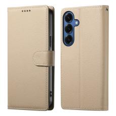 OEM - Pl&aring;nboksfodral f&ouml;r Samsung Galaxy S26 Magnetiskt Konstl&auml;der - Aprikos