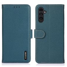 KHAZNEH - KHAZNEH Mobilfodral f&ouml;r Samsung Galaxy S26 Plus &Auml;kta l&auml;der Flip - Gr&ouml;n