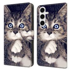 OEM - Pl&aring;nboksfodral f&ouml;r Samsung Galaxy S26 Plus Konstl&auml;der M&ouml;nster - Svart