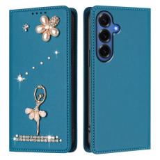 ABEEL - ABEEL Mobilfodral f&ouml;r Samsung Galaxy S26 Plus &Auml;kta l&auml;der RFID - Ljusbl&aring;