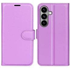 Amorus - Amorus Pl&aring;nboksfodral f&ouml;r Samsung Galaxy S26 Plus Konstl&auml;der St&ouml;d - Lila