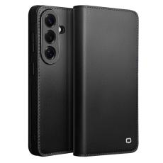 IDEWEI - IDEWEI Pl&aring;nboksfodral f&ouml;r Samsung Galaxy S26 Plus &Auml;kta l&auml;der - Svart