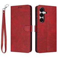 OEM - Pl&aring;nboksfodral f&ouml;r Samsung Galaxy S26 Plus Flip Stand Konstl&auml;der - R&ouml;d