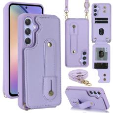 OEM - Mobilfodral f&ouml;r Samsung Galaxy S26 Plus Kickstand Kortfack TPU - Lila