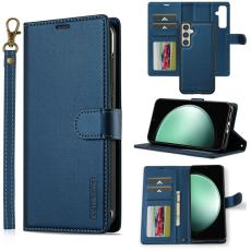 LC.imeeke - LC.IMEEKE Pl&aring;nboksfodral f&ouml;r Samsung Galaxy S26 Plus Konstl&auml;der Magnetiskt - Bl&aring;