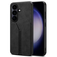 DENIOR - DENIOR Mobilfodral f&ouml;r Samsung Galaxy S26 Plus Kortfack Konstl&auml;der - Svart