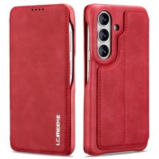 LC.imeeke - LC.IMEEKE Mobilfodral f&ouml;r Samsung Galaxy S26 Plus Med kortfack och st&auml;ll - R&ouml;d