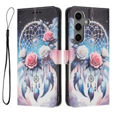 OEM - Pl&aring;nboksfodral f&ouml;r Samsung Galaxy S26 Plus M&ouml;nstertryck Konstl&auml;der - Blomma