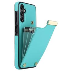 OEM - Mobilfodral f&ouml;r Samsung Galaxy S26 Plus TPU + Konstl&auml;der - Mintgr&ouml;n