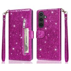 OEM - Mobilfodral f&ouml;r Samsung Galaxy S26 St&auml;llfunktion Glitter - Lila