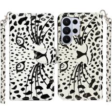 OEM - Pl&aring;nboksfodral f&ouml;r Samsung Galaxy S26 Ultra 3D-m&ouml;nster Konstl&auml;der - Leopardhuvud