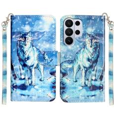 OEM - Pl&aring;nboksfodral f&ouml;r Samsung Galaxy S26 Ultra 3D-m&ouml;nster Konstl&auml;der - Sn&ouml;varg