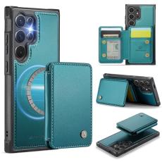 JEEHOOD - JEEHOOD Mobilfodral f&ouml;r Samsung Galaxy S26 Ultra Konstl&auml;der Magnetisk - Bl&aring;