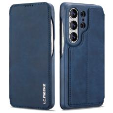 LC.imeeke - LC.IMEEKE Mobilfodral f&ouml;r Samsung Galaxy S26 Ultra Konstl&auml;der med kortfack - Bl&aring;