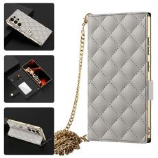 GKK - GKK Mobilfodral f&ouml;r Samsung Galaxy S26 Ultra Konstl&auml;der med kortfack - Titangr&aring;