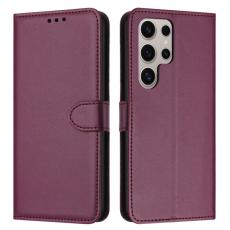 OEM - Pl&aring;nboksfodral f&ouml;r Samsung Galaxy S26 Ultra Konstl&auml;der med st&auml;ll - Lila