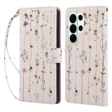 OEM - Mobilfodral f&ouml;r Samsung Galaxy S26 Ultra Konstl&auml;der RFID - Liten Blomma