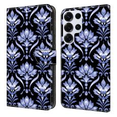 OEM - Pl&aring;nboksfodral f&ouml;r Samsung Galaxy S26 Ultra Konstl&auml;der Stativ - Blomm&ouml;nster