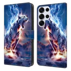 OEM - Pl&aring;nboksfodral f&ouml;r Samsung Galaxy S26 Ultra Konstl&auml;der Stativ - Thunder Tiger