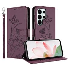 OEM - Pl&aring;nboksfodral f&ouml;r Samsung Galaxy S26 Ultra Konstl&auml;der Stativ - Vinr&ouml;d