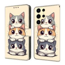 OEM - Pl&aring;nboksfodral f&ouml;r Samsung Galaxy S26 Ultra F&auml;llbart St&auml;ll - Svart