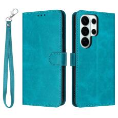 OEM - Pl&aring;nboksfodral f&ouml;r Samsung Galaxy S26 Ultra Flip St&auml;ll Konstl&auml;der - Gr&ouml;n