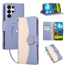 OEM - Pl&aring;nboksfodral f&ouml;r Samsung Galaxy S26 Ultra Fodral med dragkedja TPU - Lila