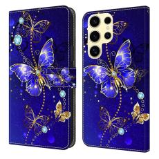 OEM - Pl&aring;nboksfodral f&ouml;r Samsung Galaxy S26 Ultra Konstl&auml;der St&auml;ll - Diamantfj&auml;ril