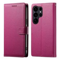 OEM - Pl&aring;nboksfodral f&ouml;r Samsung Galaxy S26 Ultra Magnetiskt Konstl&auml;der - Rosa