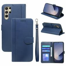 OEM - Pl&aring;nboksfodral f&ouml;r Samsung Galaxy S26 Ultra Magnetiskt Konstl&auml;der - Bl&aring;